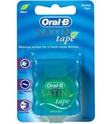 Ficha técnica e caractérísticas do produto Fio Dental Oral B Satin Tape 25mt Sabor Menta