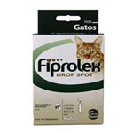 Ficha técnica e caractérísticas do produto Fiprolex Drop Spot Antipulgas Gatos (0,5ml) - Ceva