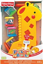 Ficha técnica e caractérísticas do produto FISHER-PRICE Girafa com Blocos Unidade Mattel