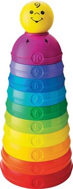 Ficha técnica e caractérísticas do produto FISHER-PRICE Torre de Potinhos Coloridos Unidade Mattel