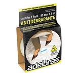Ficha técnica e caractérísticas do produto Fita Adesiva Antiderrapante 50mmX5m TRANSPARENTE ADELBRAS