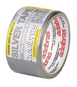 Ficha técnica e caractérísticas do produto Fita Adesiva Silver Tape Cinza Adelbras 48mm X 5m