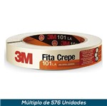 Ficha técnica e caractérísticas do produto Fita Crepe 3M 101 LA 18mmx50mts