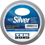 Ficha técnica e caractérísticas do produto Fita de ALTA Resistencia Cinza Silver Prata 48MMX25M