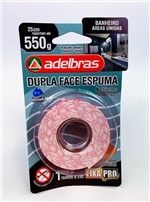 Ficha técnica e caractérísticas do produto Fita Dupla Face Espuma 19MM X 2M Adelbras