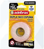 Ficha técnica e caractérísticas do produto FITA DUPLA-FACE ESPUMA FIXA PRO 1,5mm - 12mm X 2m - Adelbras