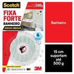 Ficha técnica e caractérísticas do produto Fita Dupla Face Fixa Forte Banheiro 3M 24MM X 1.0M SCOTCH