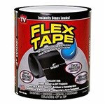 Ficha técnica e caractérísticas do produto Fita Flexível Preta Cola Repara Remenda Flex Tape Black 10cm X 150cm