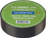 Ficha técnica e caractérísticas do produto Fita Isolante 20 Metros 0.13 X 19mm Preta - Pc / 10 - Tramontina