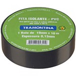 Ficha técnica e caractérísticas do produto Fita Isolante 10 Metros Preta TRAMONTINA - Tramontina