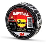 Ficha técnica e caractérísticas do produto Fita Isolante Imperial 18mm 20 Metros Preta - Pc / 10 - 3M