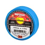 Ficha técnica e caractérísticas do produto Fita Isolante Imperial Azul 18mm X 10m-3m-hb004297980