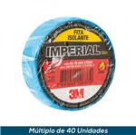 Ficha técnica e caractérísticas do produto Fita Isolante 3M Imperial Azul 18mmx20mts