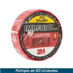 Ficha técnica e caractérísticas do produto Fita Isolante 3M Imperial Vermelho 18mmx10mts