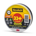 Ficha técnica e caractérísticas do produto Fita Isolante 3M Scotch 33+ 19mm x 20m 33+ Preta 3M
