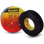 Ficha técnica e caractérísticas do produto Fita Isolante 3m Scotch 33+ - 19mm X 10 Metros - 3m