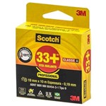 Ficha técnica e caractérísticas do produto Fita Isolante Preta Scotch 33+ 19mm X 10m - 3M