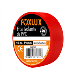 Ficha técnica e caractérísticas do produto Fita Isolante Vermelha 10M X 19Mm Foxlux