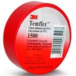 Ficha técnica e caractérísticas do produto Fita Isolante Vermelha Temflex 1500 3M 18mmx10m - 199982 199982