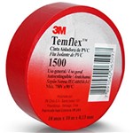 Ficha técnica e caractérísticas do produto Fita Isolante Vermelha Temflex 1500 3M 18mmx10m - 199982