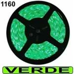 Ficha técnica e caractérísticas do produto Fita Led Verde 5M Dupla Face 3528 12V 300 Leds + Fonte