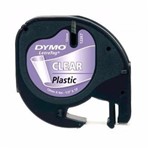 Ficha técnica e caractérísticas do produto Fita P/ Rotulador Letratag 12mmx4m Plástico Transparente 16952 Dymo