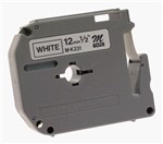 Ficha técnica e caractérísticas do produto Fita para Rotulador Brother M231 (12mm X 8 Metros) - Branca