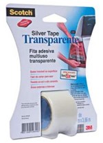 Ficha técnica e caractérísticas do produto Fita Silver Tape 38mmx4m,57cm Transparente Hb004102750 3m Blister - 1
