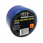 Ficha técnica e caractérísticas do produto Fita Silver Tape Azul 10 Metros Leetools