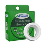 Ficha técnica e caractérísticas do produto Fita Veda Rosca 18mm X 10m - Amanco