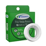 Ficha técnica e caractérísticas do produto Fita Veda-Rosca 18mm X 10m - Amanco