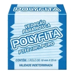 Ficha técnica e caractérísticas do produto Fita Veda Rosca 18mm X 25m Polyfita