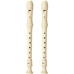 Ficha técnica e caractérísticas do produto 2 Flautas Doce Soprano Germânica Yamaha YRS23G