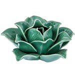 Ficha técnica e caractérísticas do produto Flor Verde de Cerâmica - Mart