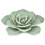 Ficha técnica e caractérísticas do produto Flor Verde em Cerâmica Mart Verde
