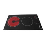 Fogão Cooktop Elétrico 2 Bocas Safanelli Touch Vitrocerâmico