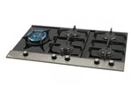 Ficha técnica e caractérísticas do produto Fogão Cooktop Fischer Gás 5 Bocas Platinium Preto Bivolt