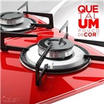 Ficha técnica e caractérísticas do produto Fogão Cooktop Safanelli 4 Bocas Vermelho 4Q Lines FCV402