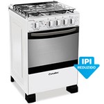 Ficha técnica e caractérísticas do produto Fogão de Piso Santorini Grill Branco 4 Bocas Bivolt - Esmaltec