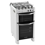 Ficha técnica e caractérísticas do produto Fogão Esmaltec 4 Bocas Diamante 4038 com Forno Duplo Branco 110v