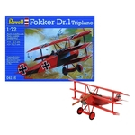 Ficha técnica e caractérísticas do produto Fokker DR.1 Triplane - 1:72 - Revell
