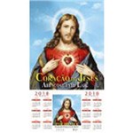Ficha técnica e caractérísticas do produto Folhinha do Sagrado Coraçao de Jesus 2018