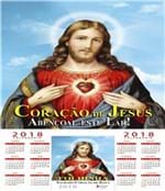Ficha técnica e caractérísticas do produto Folhinha do Sagrado Coracao de Jesus 2018
