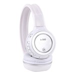 Ficha técnica e caractérísticas do produto Fone Bluetooth Sem Fio Favix B560 Branco Original Radio Fm Stereo Qualidade Cartão Memória Viva Voz Mp3 Hi-Fi Usb