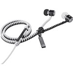 Ficha técnica e caractérísticas do produto Fone com Microfone Trust Urban Revolt Zipper In-ear - Black & White