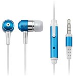 Ficha técnica e caractérísticas do produto Fone de Ouvido Auricular com Microfone Azul Ph060 - Multilaser