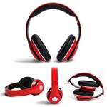 Ficha técnica e caractérísticas do produto Fone de Ouvido Bluetooth Fm Headset Fashion Inova Vermelho N-p15