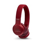 Ficha técnica e caractérísticas do produto Fone de Ouvido Bluetooth Headphone Live 400BT Vermelho - JBL