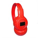 Fone de Ouvido Bluetooth Knup Vermelho Kp-348