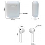 Ficha técnica e caractérísticas do produto Fone de Ouvido Bluetooth Sem Fio Airpods Tws I11 Celular Universal - Import